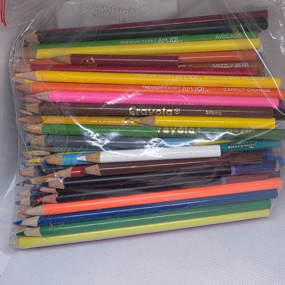 Lot of 211 Asstd Colored Pencils-Crayola CraZart Art101 For Drawing and Coloring - Picture 2 of 16